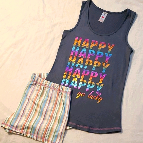 New Women's Medium Tank&Short Pj Set - Picture 1 of 4